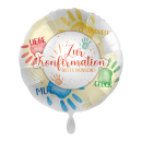 Folienballon rund Zur Konfirmation Beste Wünsche